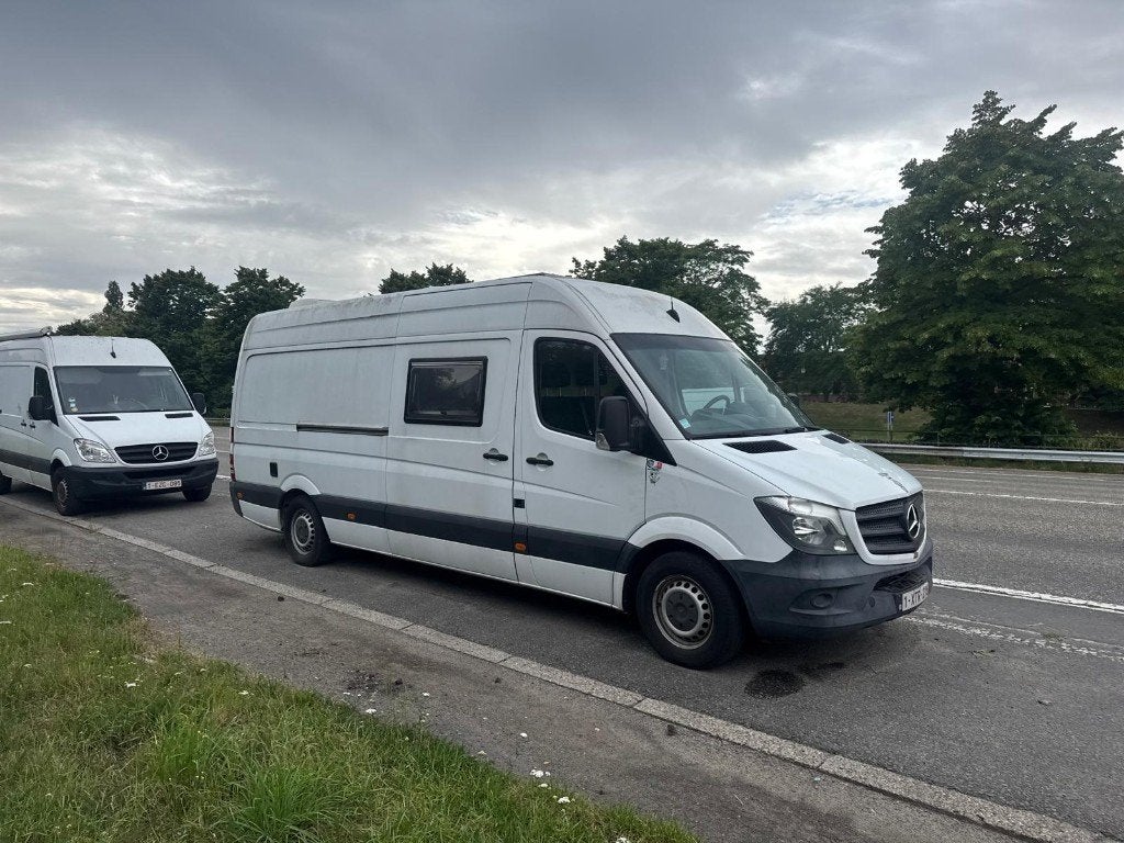 Mercedes Sprinter Campervan, Auto's, Euro 5, Achterwielaandrijving, Zwart, Wit