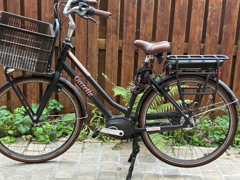 Elektrische damesfiets Gazelle Miss Grace, Ophalen, Velgrem, Versnellingen, Gazelle