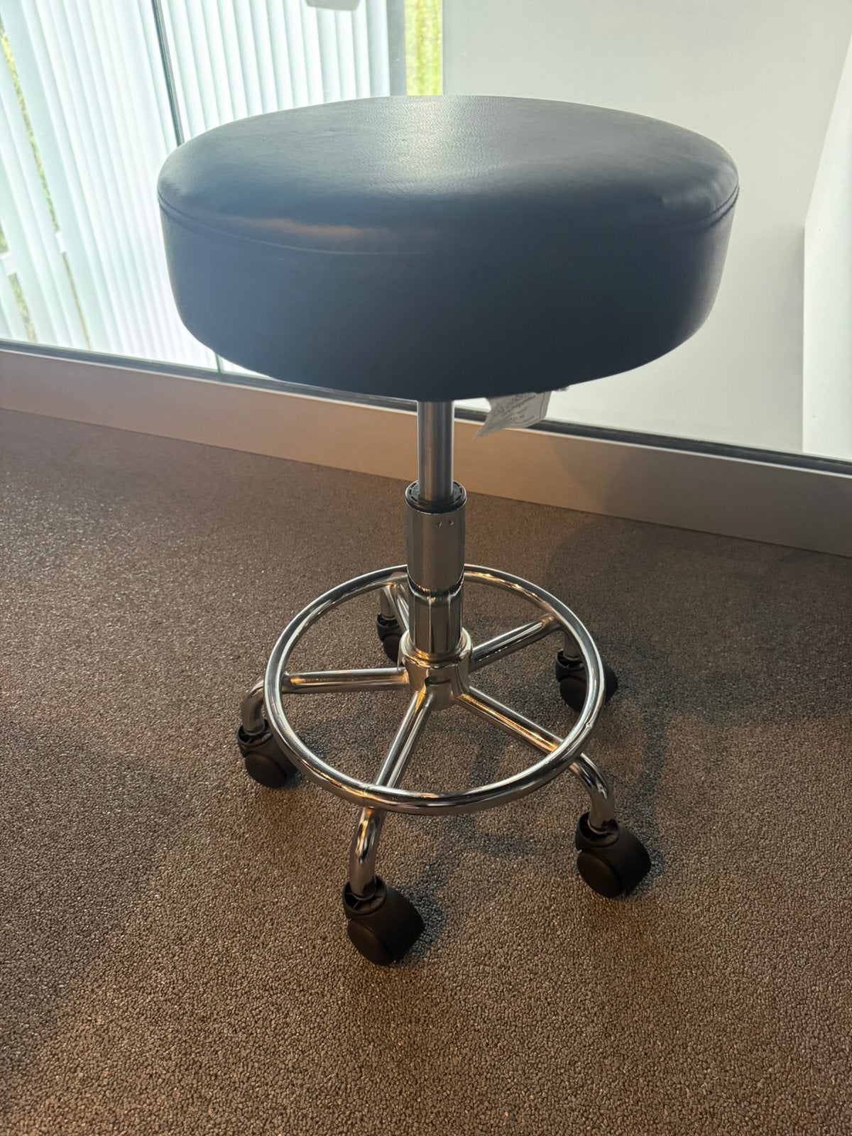 Tabouret à roulettes réglable en hauteur, Enlèvement, Réglable en hauteur, Comme neuf