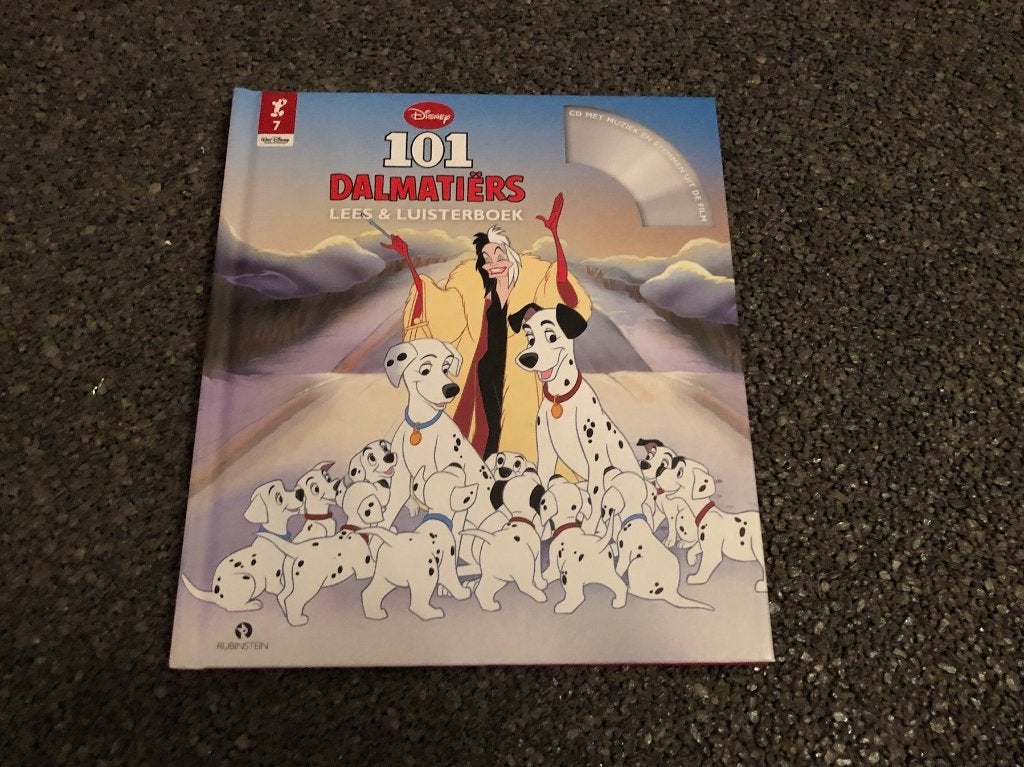Disney boekje + CD 101 Dalmatiërs, Boeken, Ophalen of Verzenden, Zo goed als nieuw