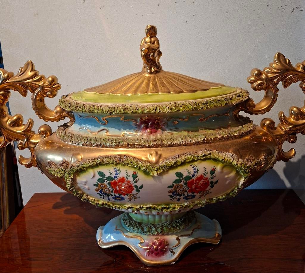 2 vases rétro à vendre capodemonte, Enlèvement