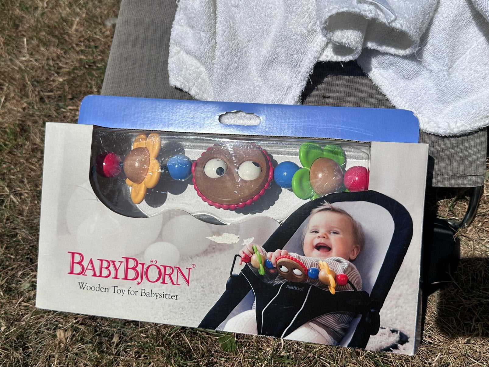 Speeltje voor babybjorn, Kinderen en Baby's, Wipstoeltjes, Ophalen of Verzenden, Zo goed als nieuw