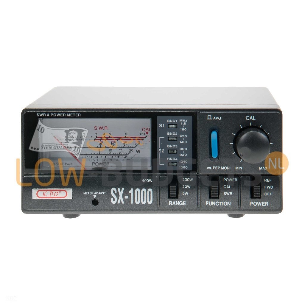 SX-1000 Digitale SWR & Vermogensmeter Dual Band, Envoi