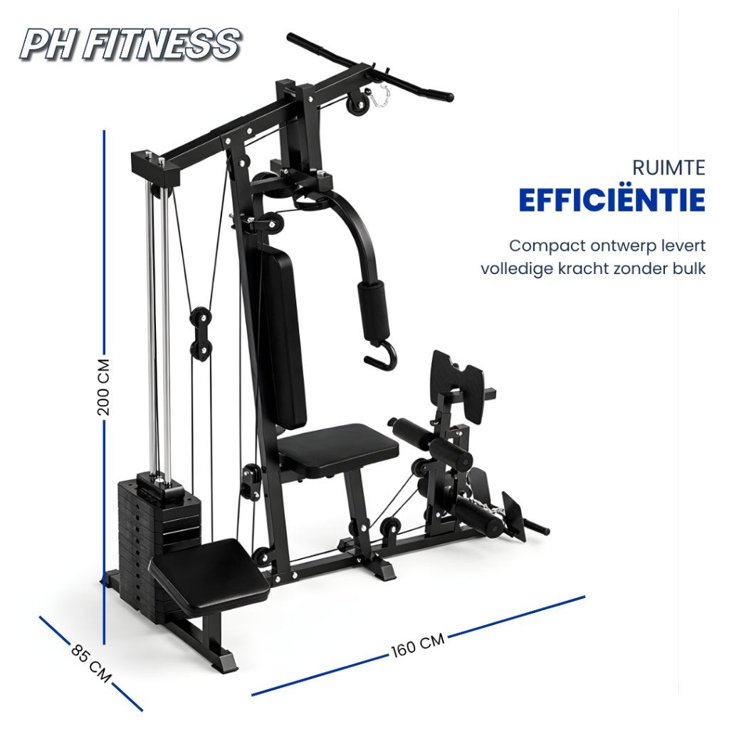 PH Fitness Multi Gym - Krachtstation 100KG, Sport en Fitness, Fitnessmaterialen, Ophalen, Nieuw, Armen, Overige typen