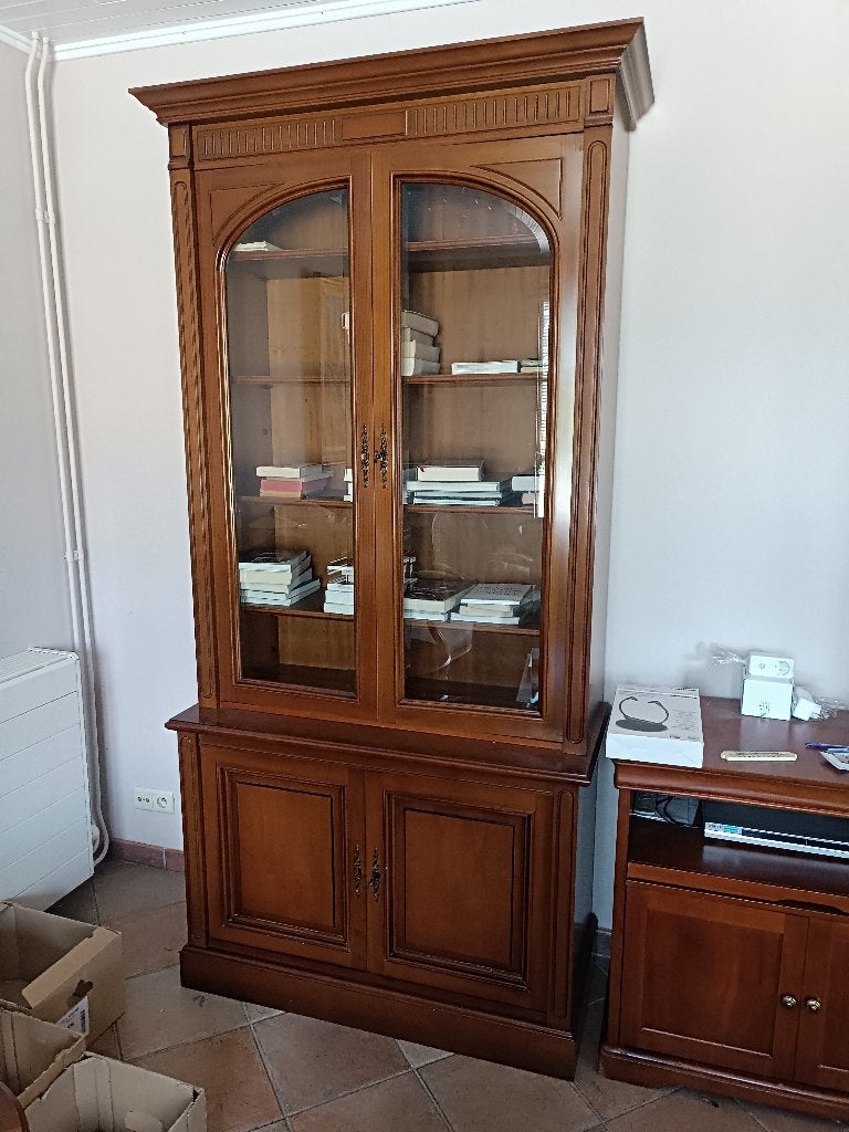 Meuble style Louis XV, Maison & Meubles, Armoires | Vitrines, Enlèvement, Utilisé, Avec porte(s), 150 à 200 cm