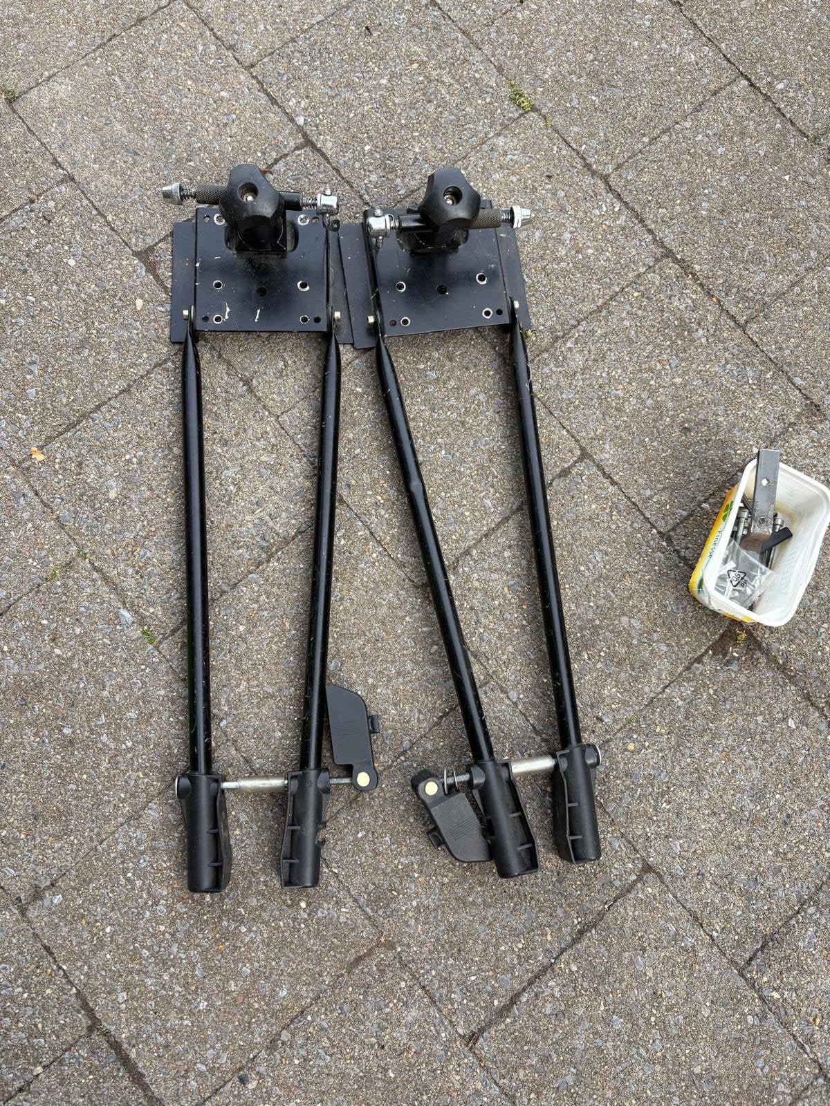 Fietsen standaard 2x, Fietsen en Brommers, Fietsaccessoires | Bagagedragers, Ophalen, Zo goed als nieuw