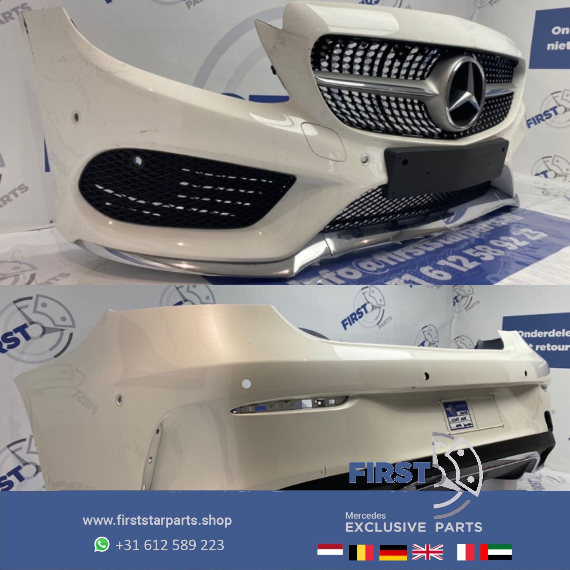 W205 C205 COUPÉ CABRIO AMG BODY KIT WIT C KLASSE VOOR + ACHT