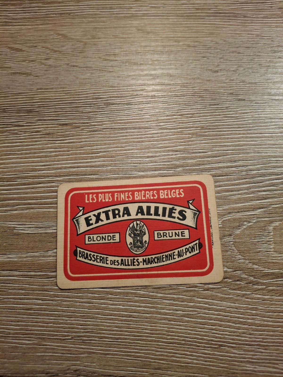 Oude speelkaart extra allies, Enlèvement ou Envoi