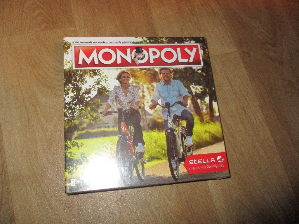 bordspel seal Monopoly Stella Fietsen Monopolie, Een of twee spelers, Ophalen of Verzenden, Nieuw, Monopoly