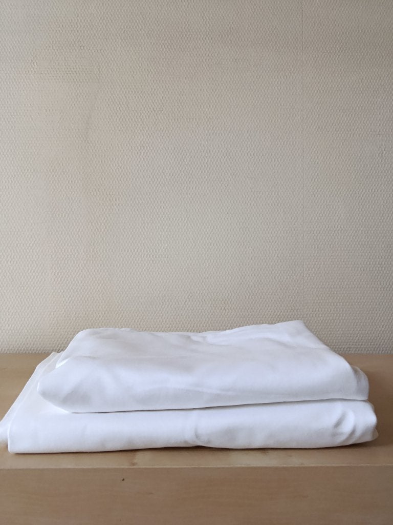 nappes rondes, Nappe, Blanc, Comme neuf, Lavable