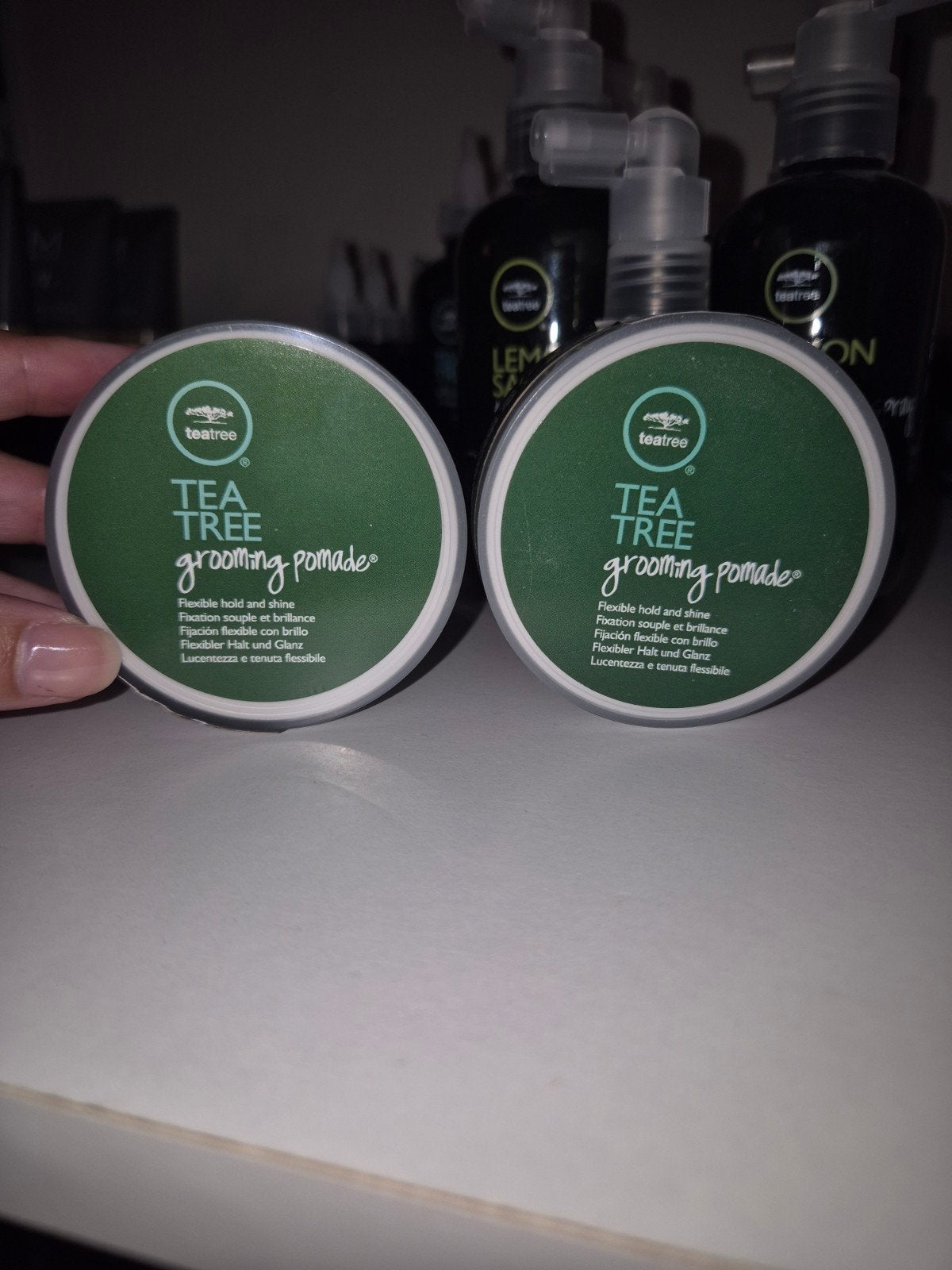 Grooming pomade tea tree van paul mitchell  2 stuks nieuw!, Ophalen of Verzenden, Nieuw, Gel, Wax, Haarlak of Mousse