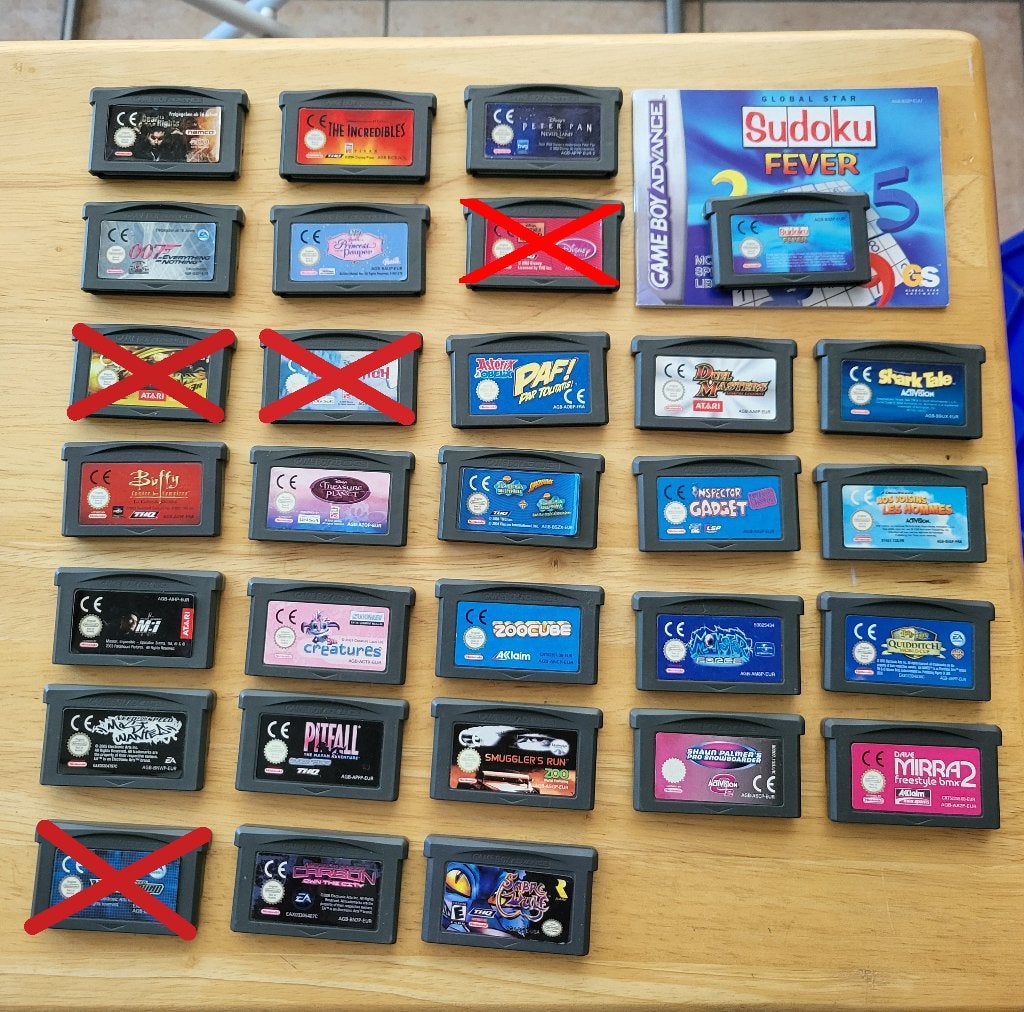 Lot de jeux Game Boy Advance (PRIX EN DESCRIPTION), Consoles de jeu & Jeux vidéo, Jeux | Nintendo Game Boy, Enlèvement, Utilisé