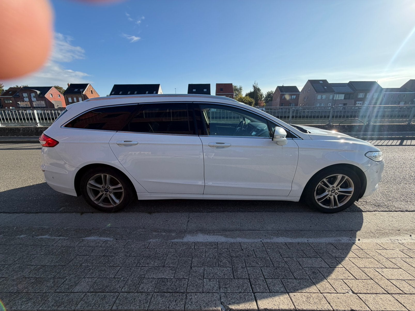 Ford Mondeo 2.0TDCI 2018 Navi Led 1st owner highway KM, Auto's, Euro 6, Mondeo, Wit, Bedrijf