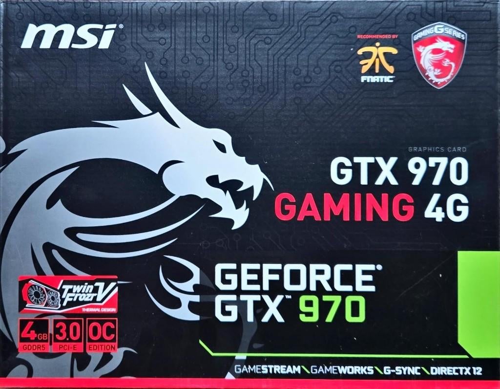 MSI GeForce GTX 970 GAMING 4G, Computers en Software, Videokaarten, PCI-Express 3, HDMI, Ophalen of Verzenden, Nvidia