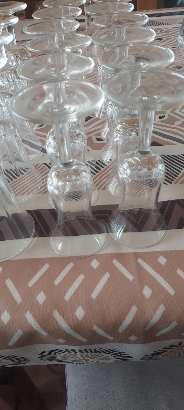 Glazen, aperitiefschaaltjes, ... soepbowls leeuwenkop, ...zi, Ophalen, Zo goed als nieuw