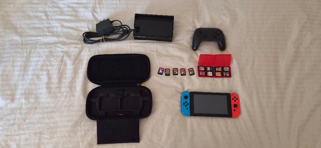 Nitendo switch set met 15 top speletjes, Games en Spelcomputers, Ophalen, Gebruikt, Met games, Switch Original