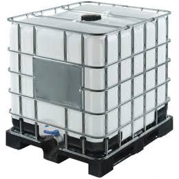 Ibc tank 1000l, 150 liter of meer, Ophalen, Gebruikt, Kunststof