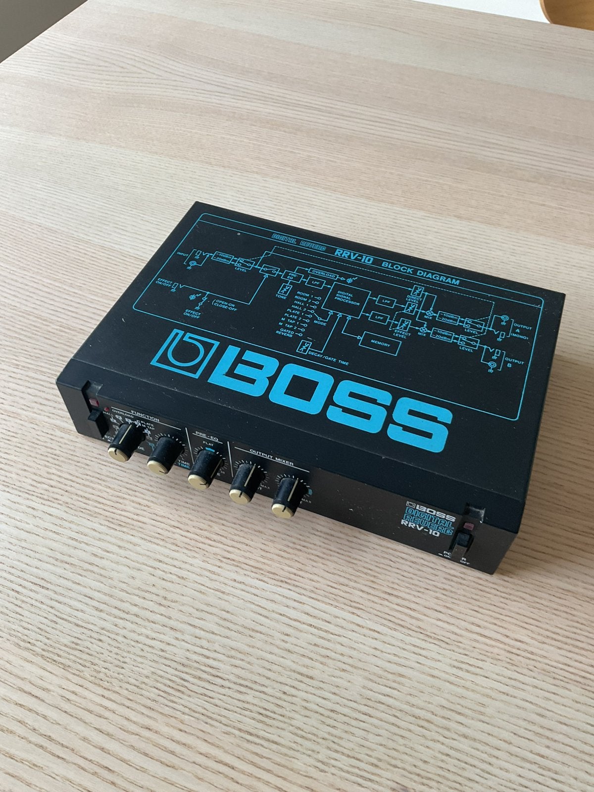 Boss RRV10 digital reverb, Musique & Instruments, Enlèvement ou Envoi, Comme neuf, Reverb