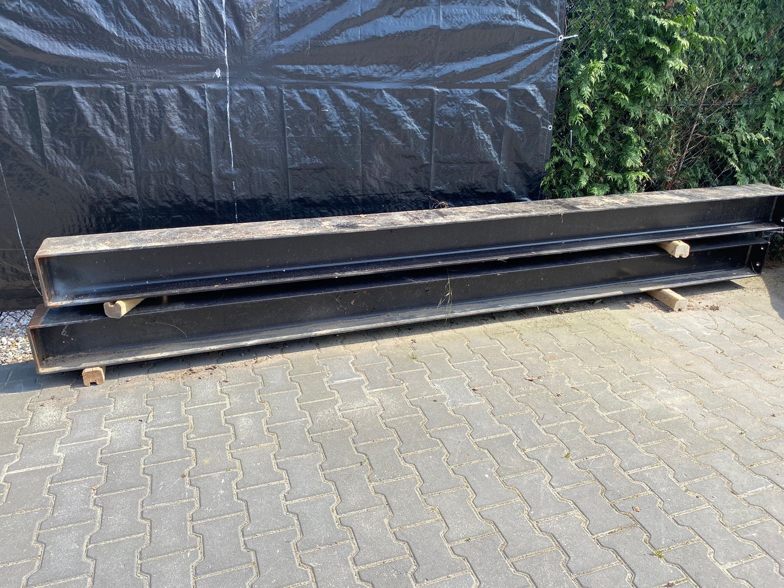 2x stalen balk HEA 220  3760mm lang, Ophalen, Zo goed als nieuw