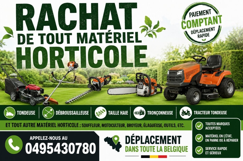 Achat matériel horticole, Enlèvement, Autres types