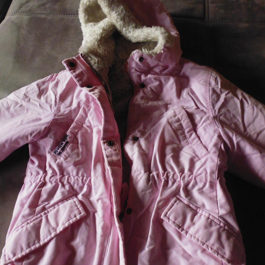 roze meisjes jas met kap m 128/134, Ophalen of Verzenden, Meisje, Jas