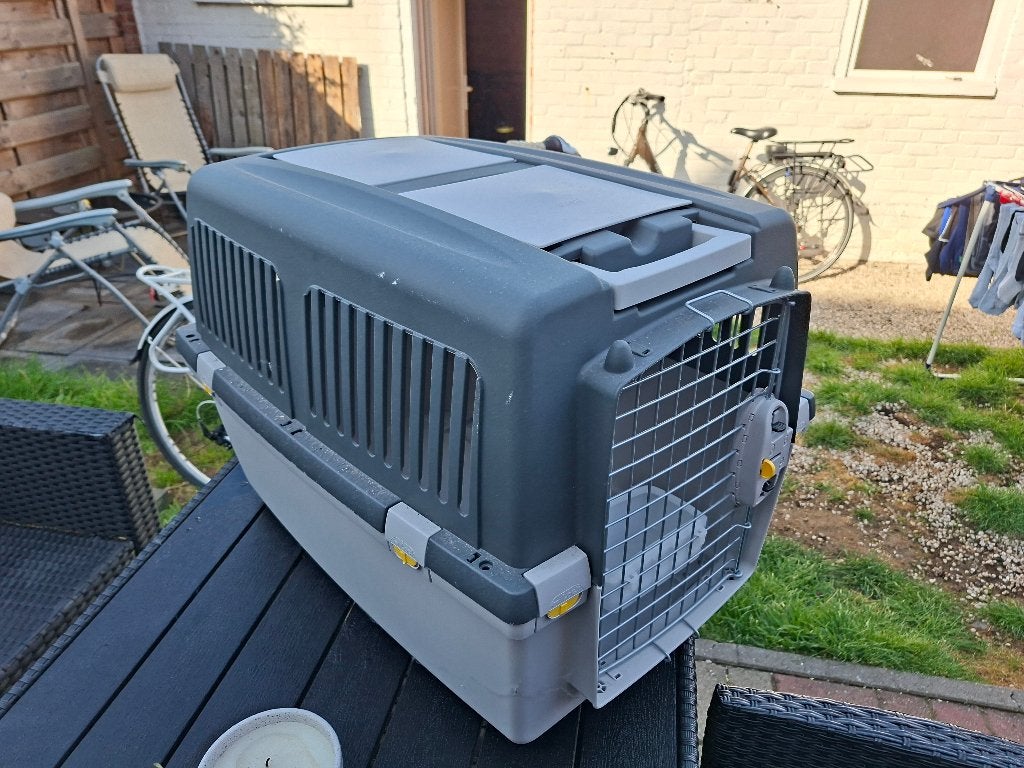 Draagbare hondenbench, Dieren en Toebehoren, Ophalen, Zo goed als nieuw