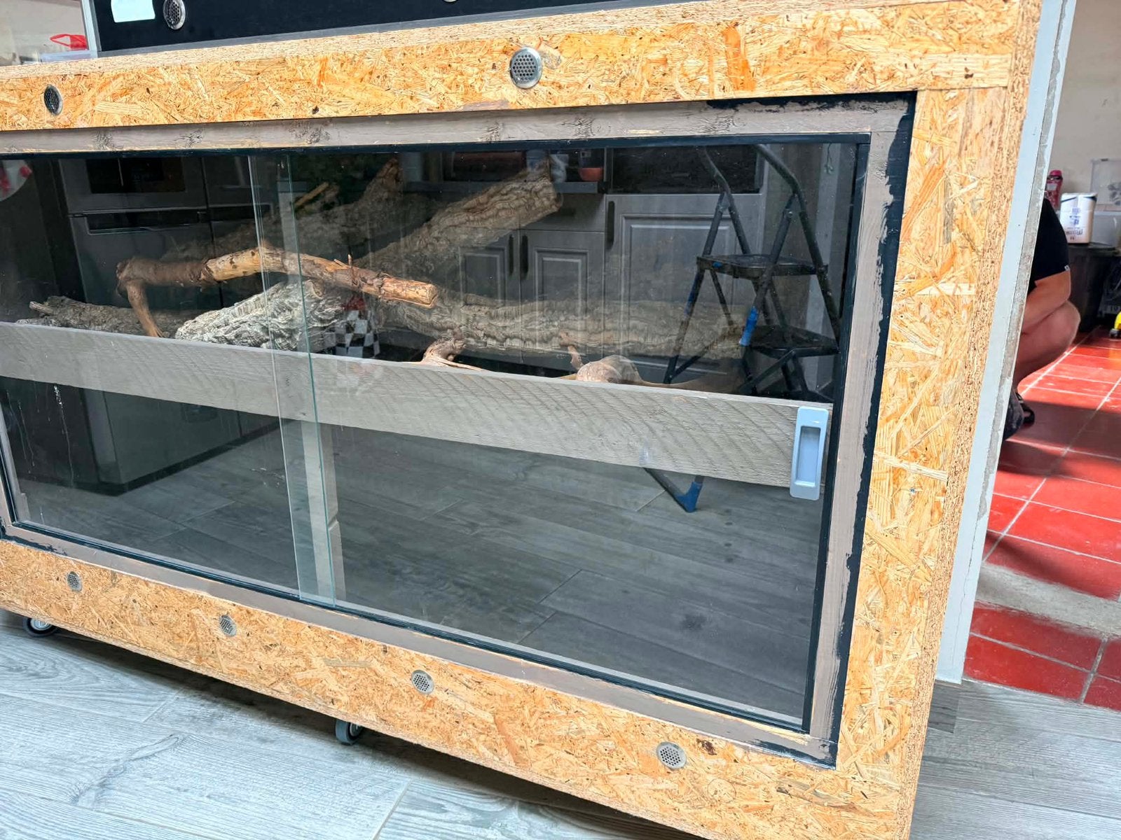 Terrarium 180x50x100, Ophalen, Zo goed als nieuw