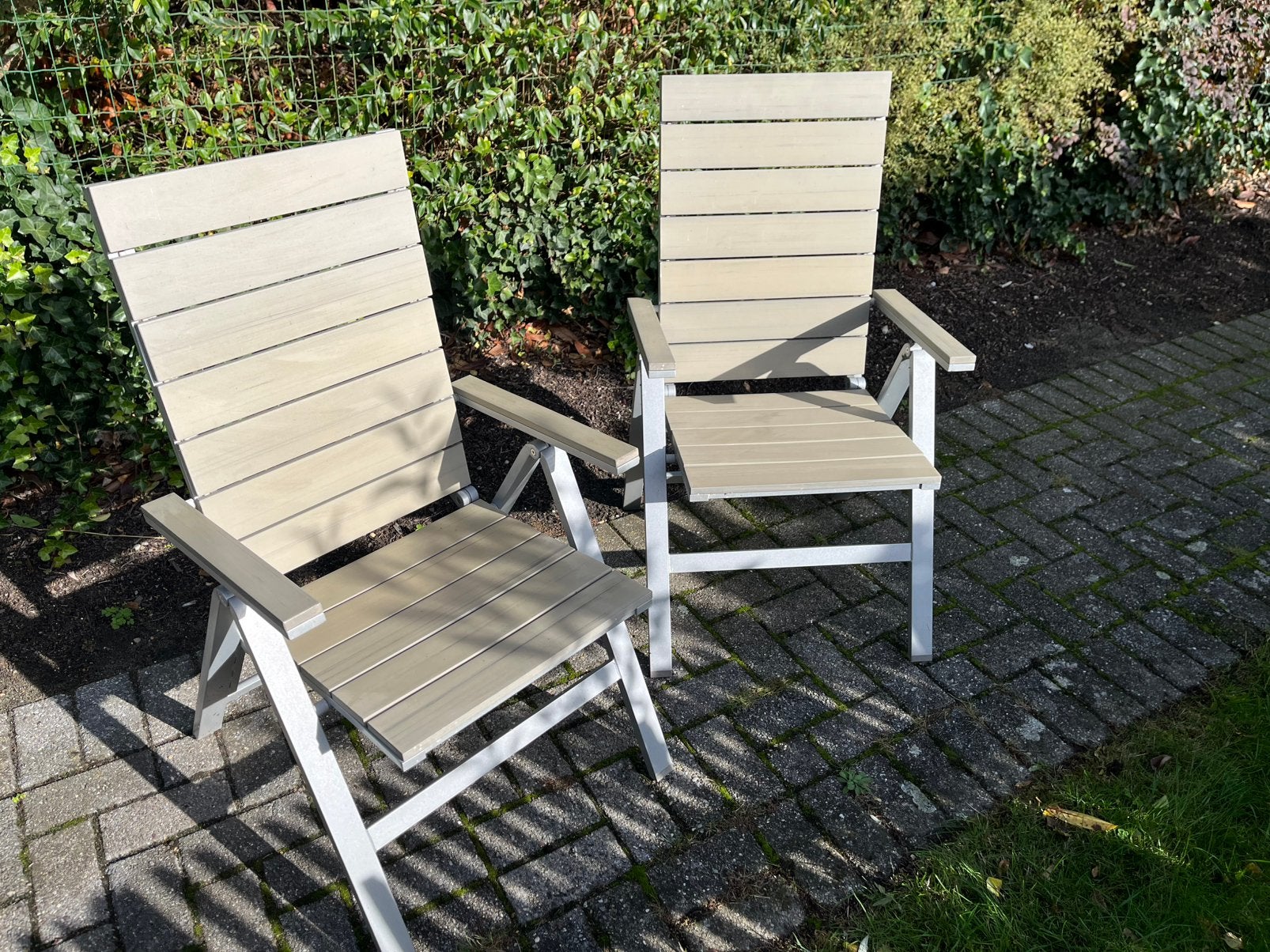 2 tuinstoelen in perfecte staat, Jardin & Terrasse, Enlèvement, Comme neuf