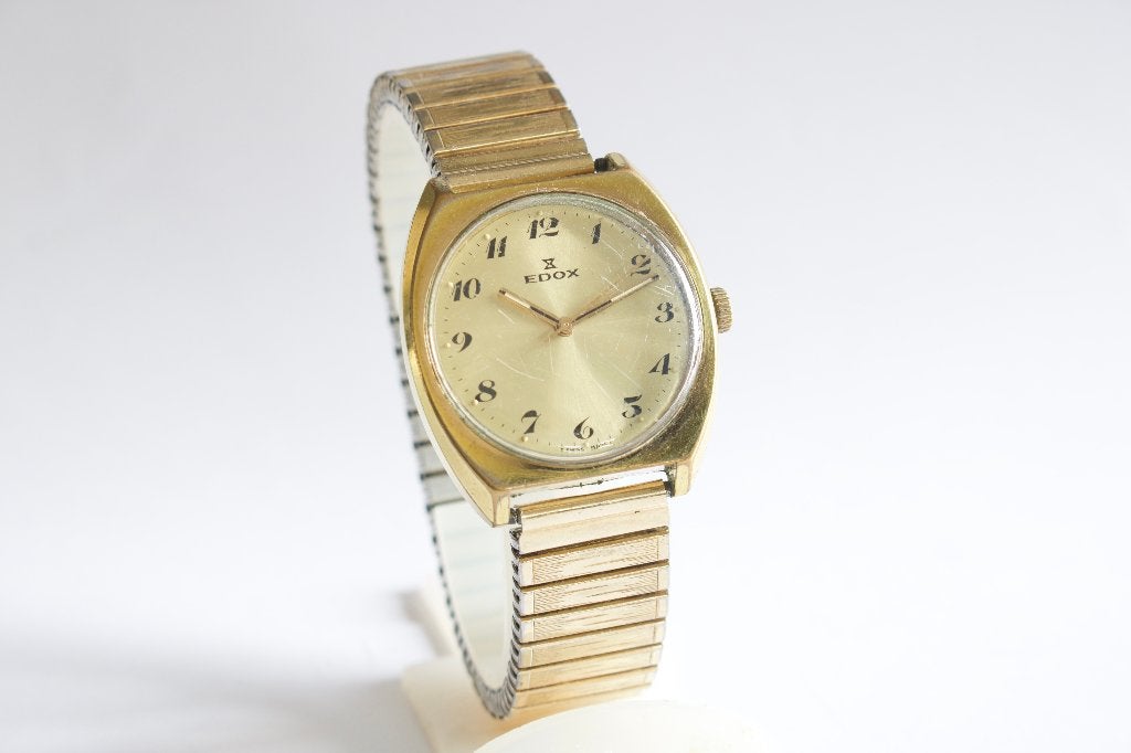 Edox - Goudkleurig horloge, Overige merken, Overige materialen, Gebruikt, Polshorloge