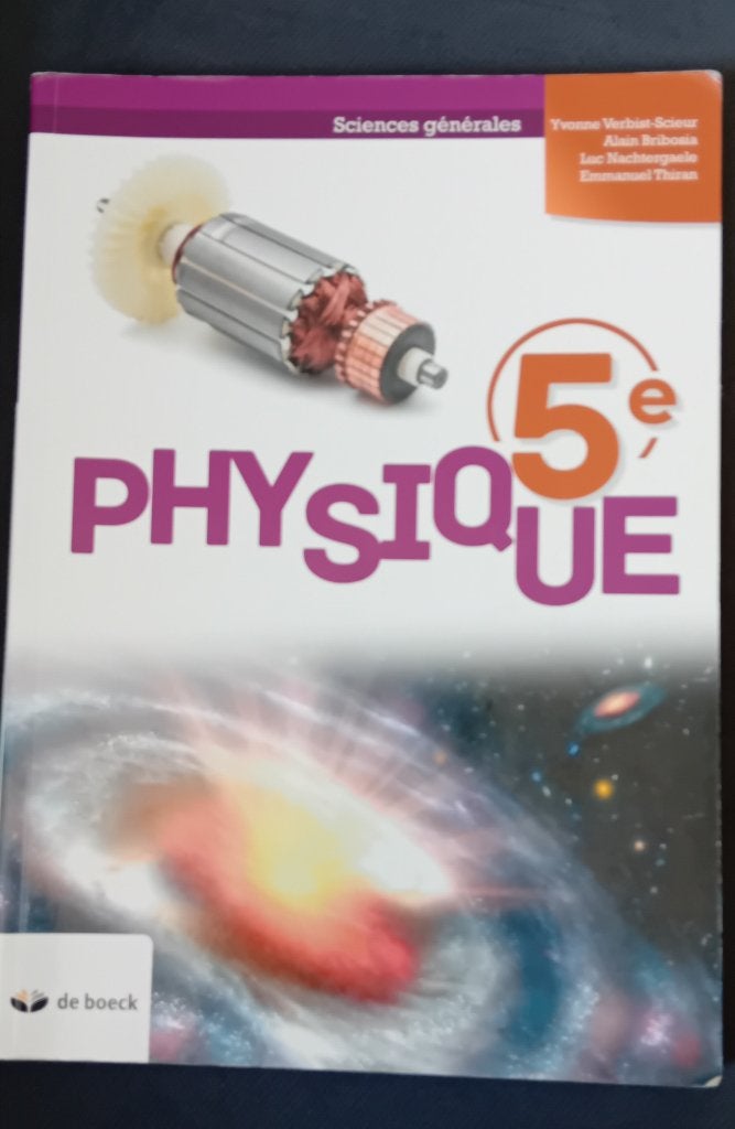 Manuel scolaire de Physique, Physique, Enlèvement, Utilisé, Secondaire