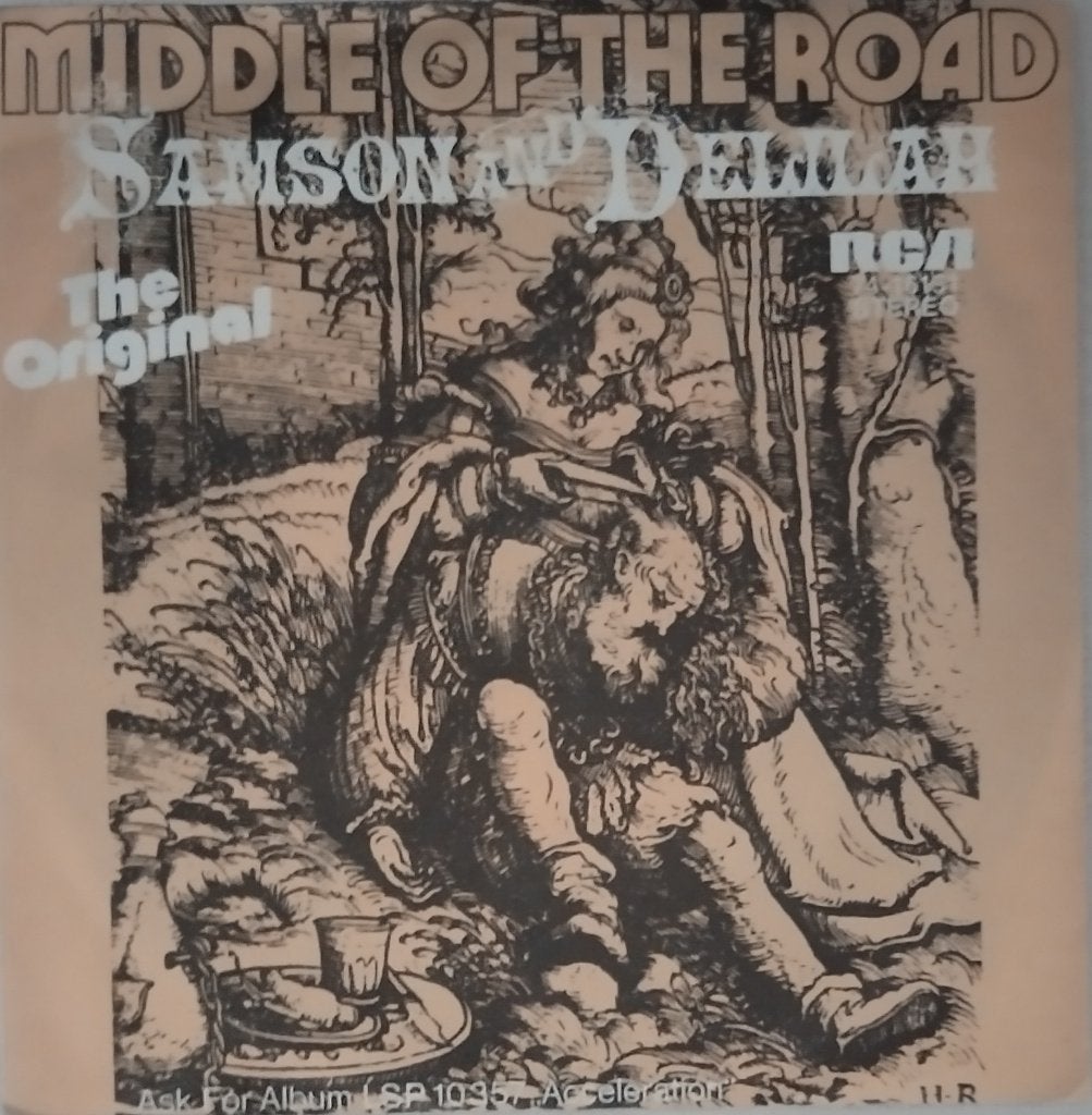 Middle of the road - Samson and Delilah, CD & DVD, Enlèvement ou Envoi, 7 inch, Comme neuf, Pochette photo