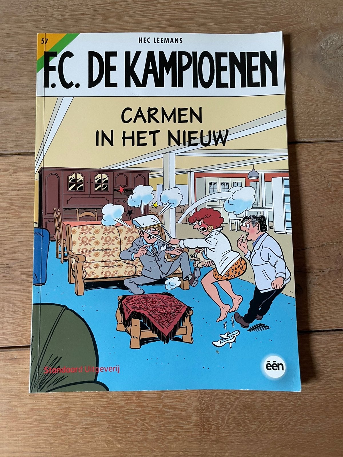 FC De Kampioenen: Carmen in het nieuw, Enlèvement ou Envoi, Utilisé
