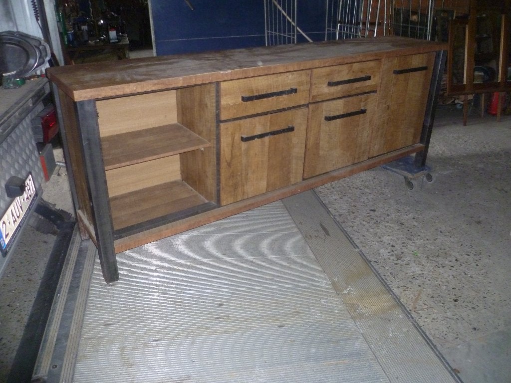 TEAK HOUTEN DRESSOIR, Ophalen