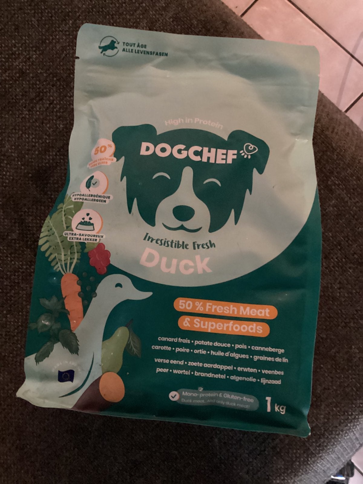 Croquettes Dogchef, Enlèvement