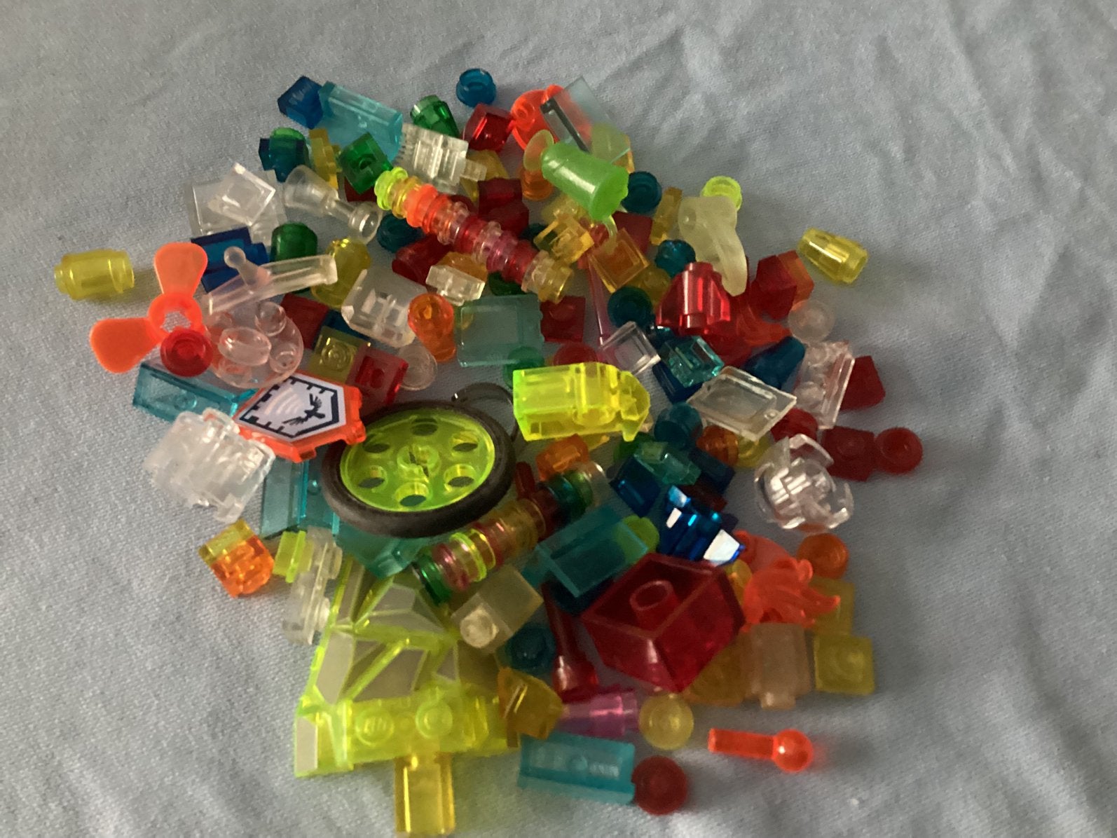 Lego klein transparant deel 4, Ophalen of Verzenden, Zo goed als nieuw, Lego