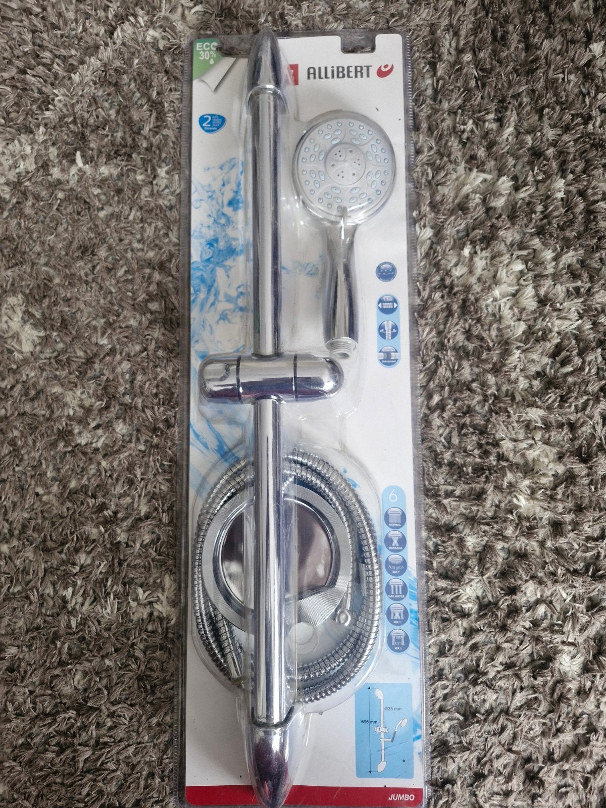 Set douche chromée  (neuve), Bricolage & Construction, Sanitaire, Enlèvement, Douche