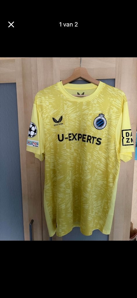 Match issued shirt Jackers Club Brugge, Verzamelen, Ophalen of Verzenden, Shirt