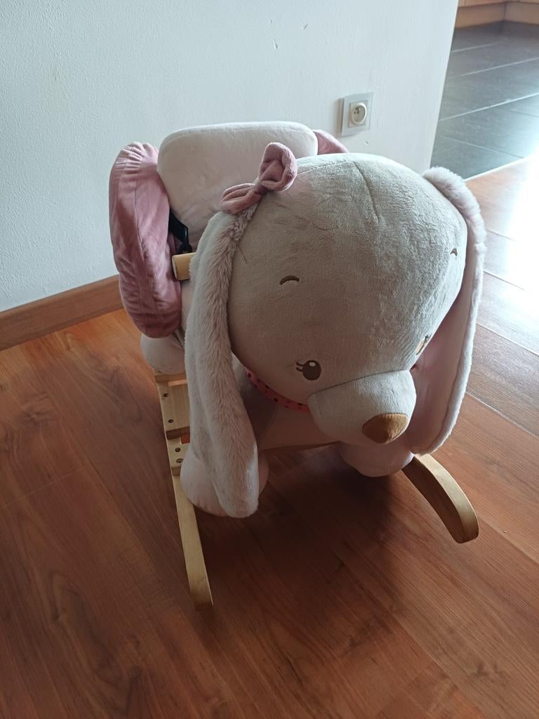 Schommelpaard (konijn) voor kindje, Ophalen