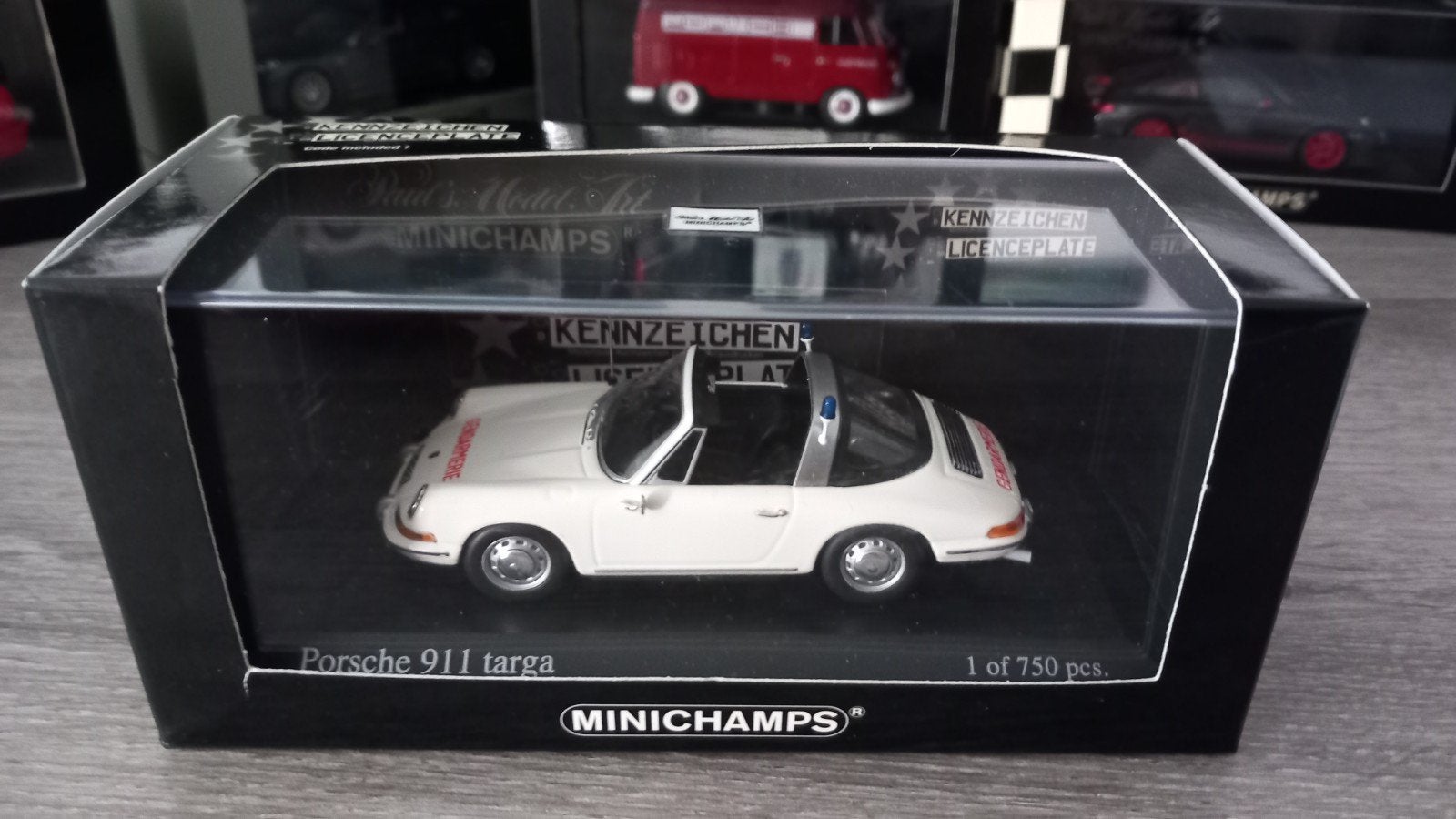 Minichamps Porsche 911 Targa Gendarmerie Austria ( 1965 ), Enlèvement, Neuf, Voiture, MiniChamps