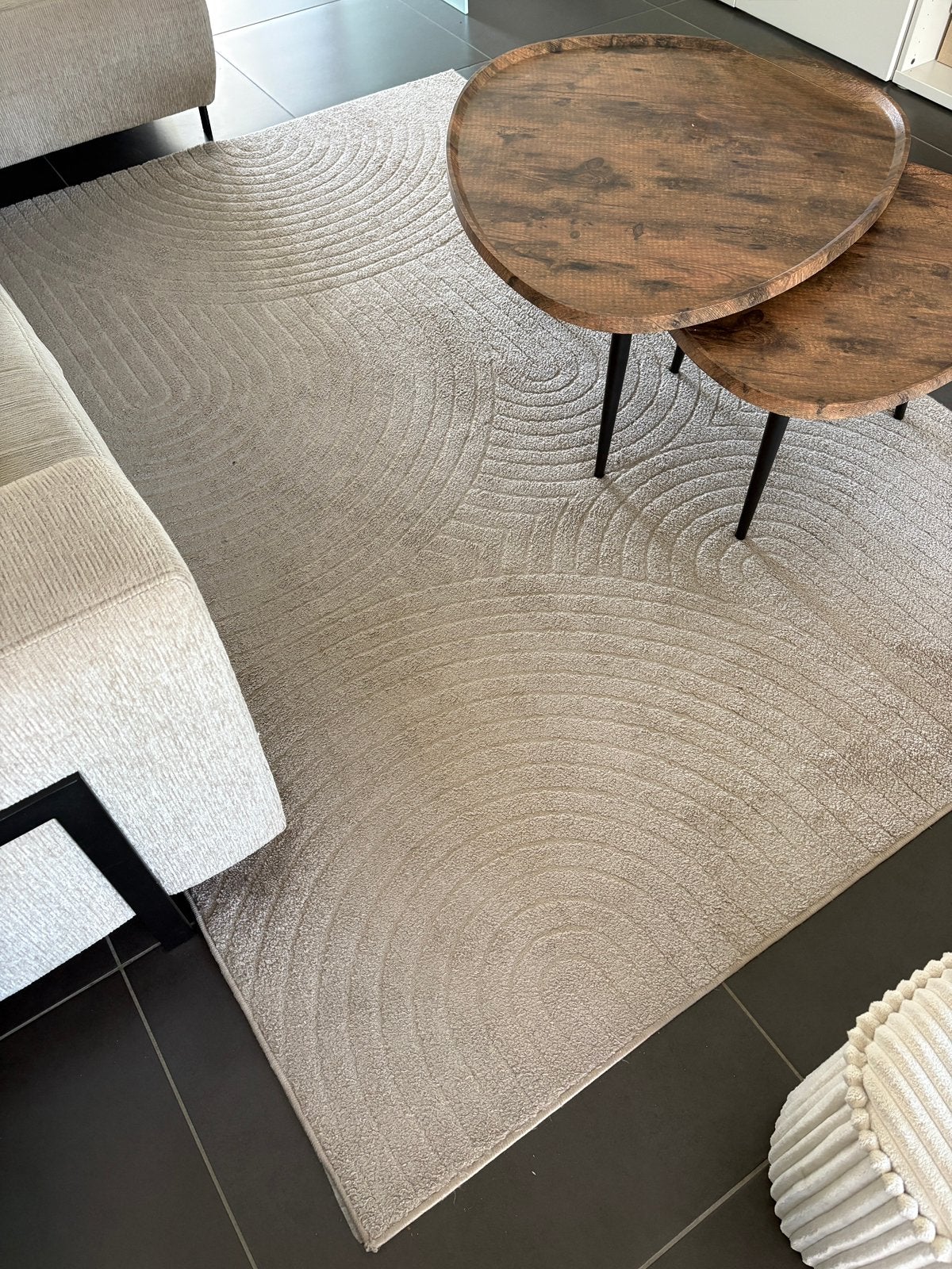 Nordic Weavers tapijt - Beige - 160 x 230 cm, Huis en Inrichting, Stoffering | Tapijten en Vloerkleden, Ophalen, Gebruikt, Beige