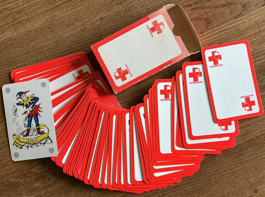 Kaartspel RODE KRUIS/ANTWERPEN, Verzamelen, Ophalen of Verzenden, Zo goed als nieuw, Speelkaart(en)