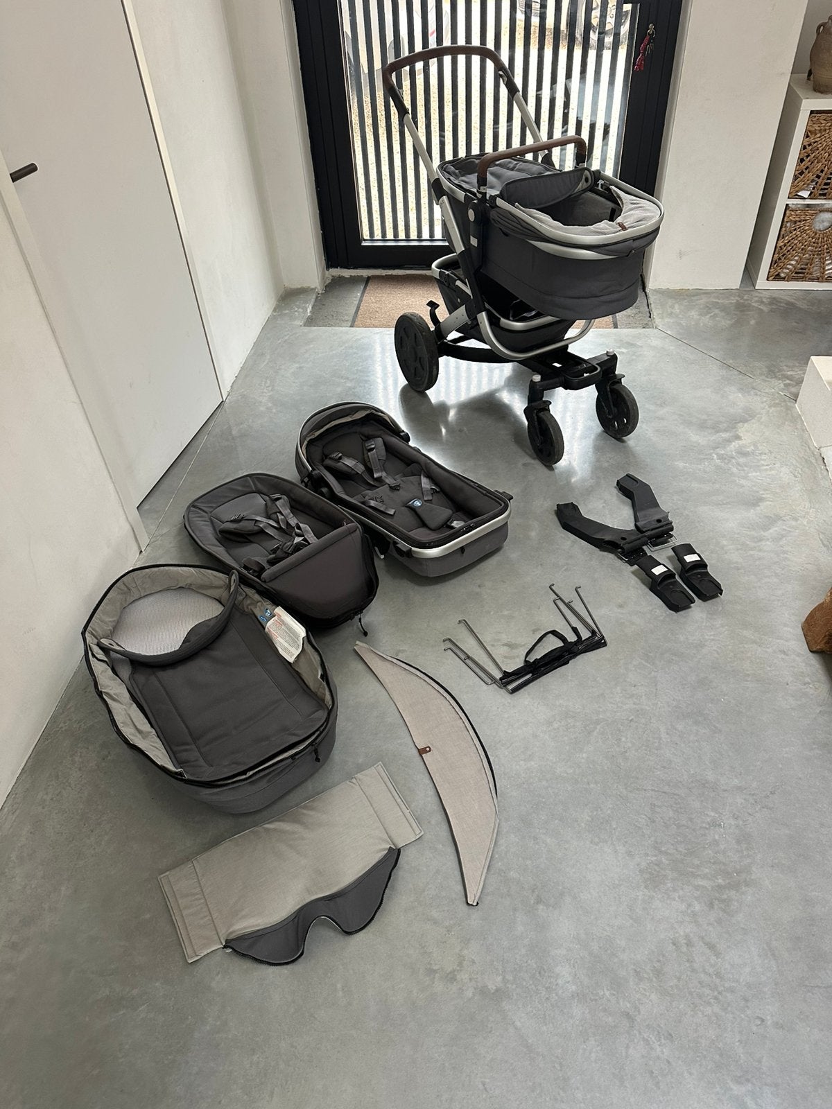 Joolz Geo2 in Gorgeous grey met tweelingset, Autres marques, Voiture duo, Enlèvement, Utilisé