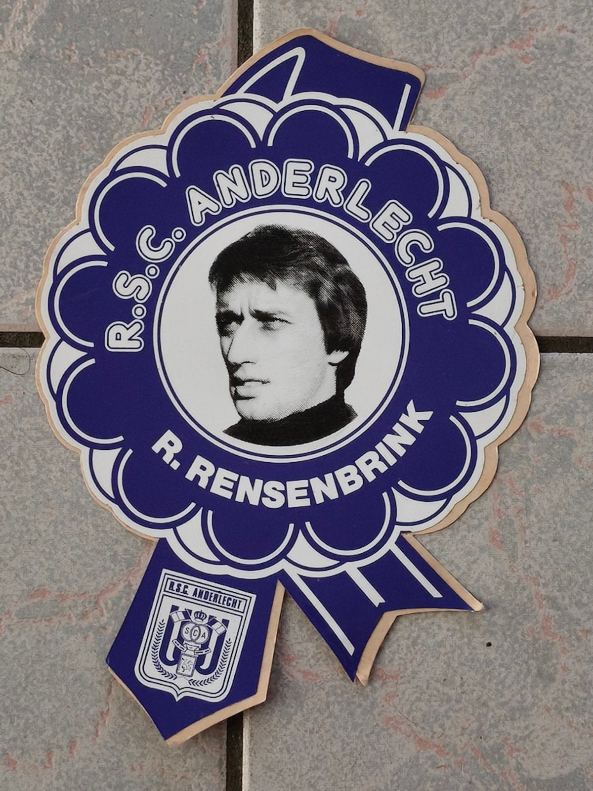 Sticker RSC Anderlecht Rensenbrink, Collections