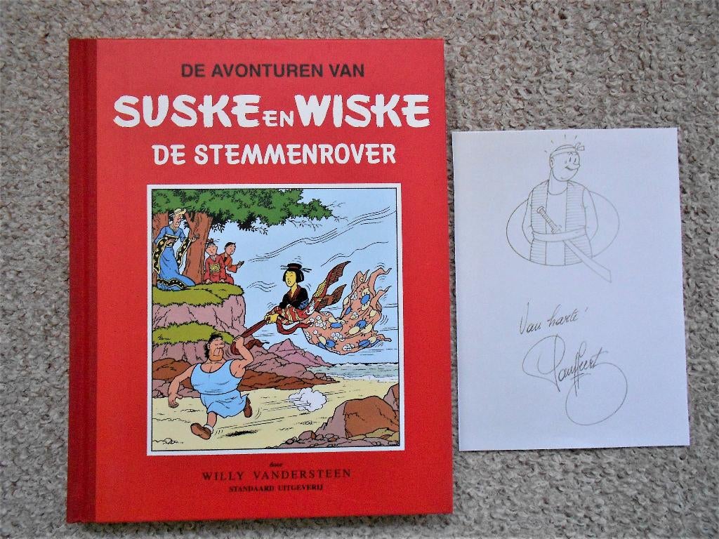 Suske en Wiske 34 Klassiek - De Stemmenrover + tek P. Geerts, Willy Vandersteen, Eén stripboek, Nieuw, Ophalen of Verzenden