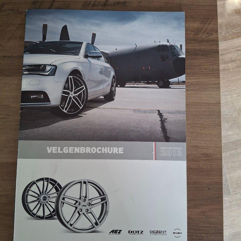 BROCHURE SUR LES JANTES DE LA COLLECTION ENZO-WHEELS 2013, Enlèvement ou Envoi, Neuf, Audi