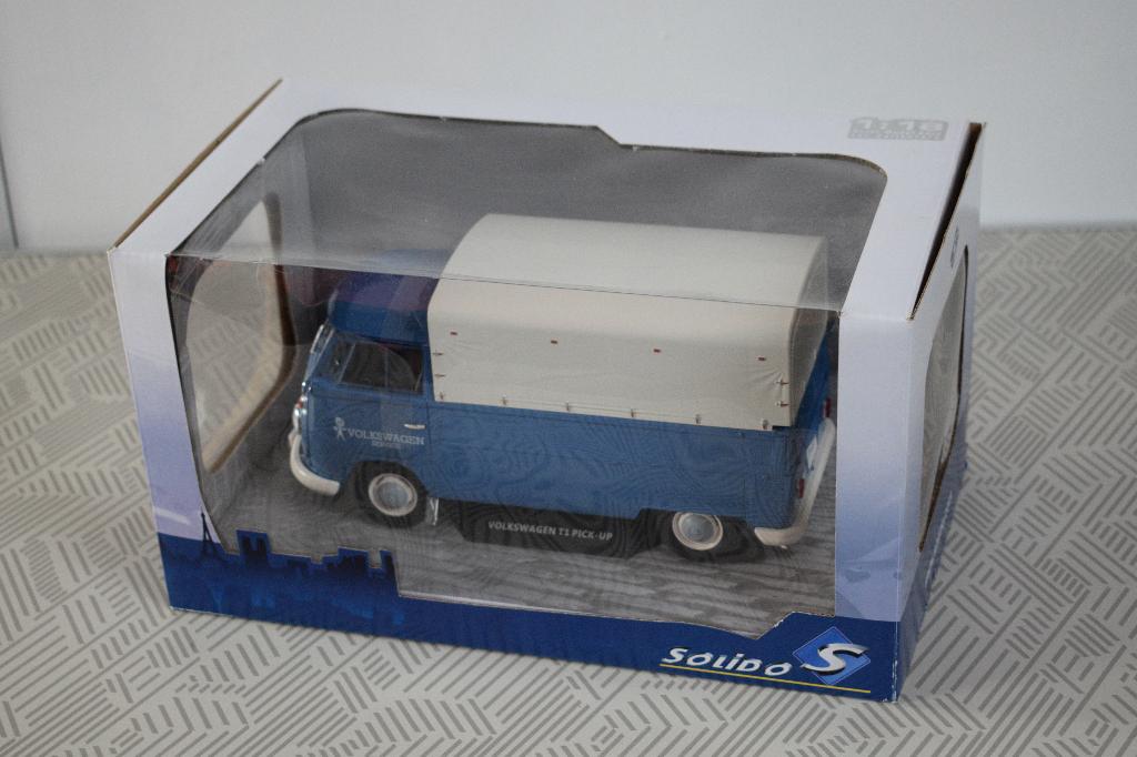 Miniatuur 1:18 nieuwe solido VW T1 pickup volkswagen service, Ophalen of Verzenden, Nieuw, Welly
