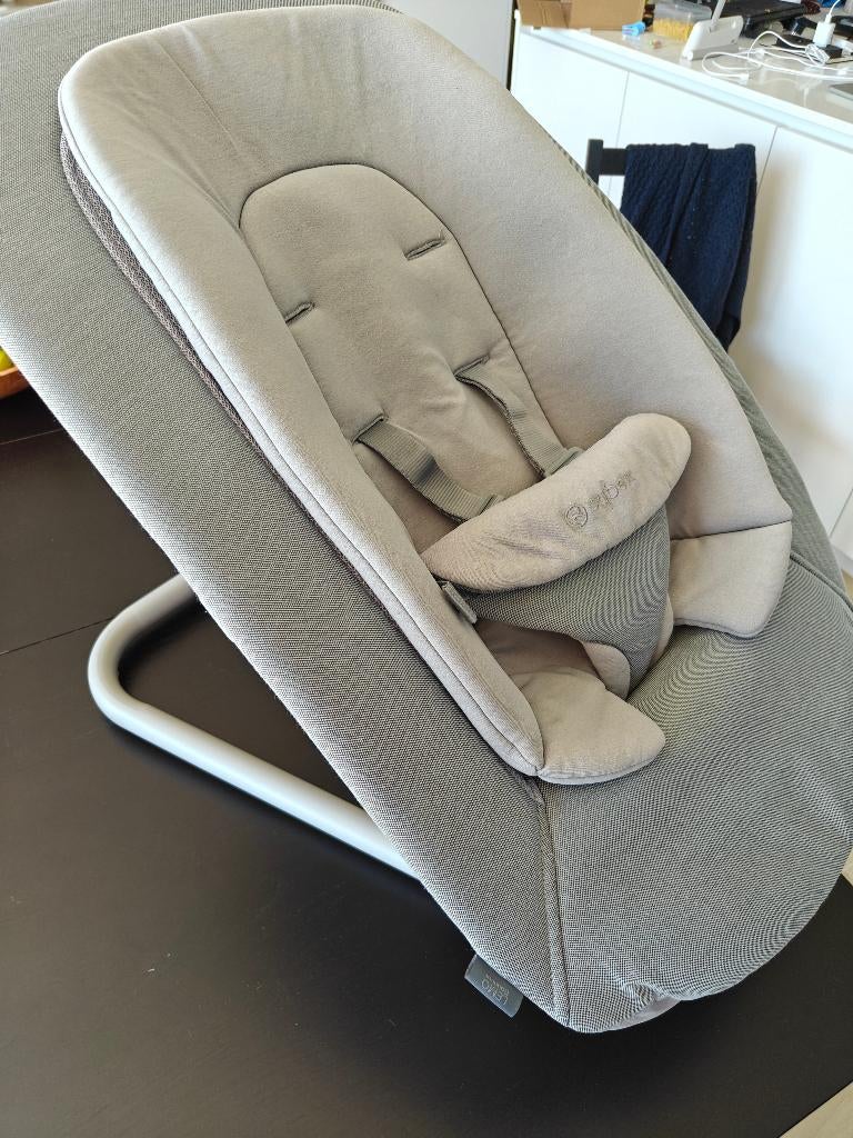 Cybex Relax/Wipper/bouncer grijs, Autres marques, Avec ceinture(s), Comme neuf, Enlèvement