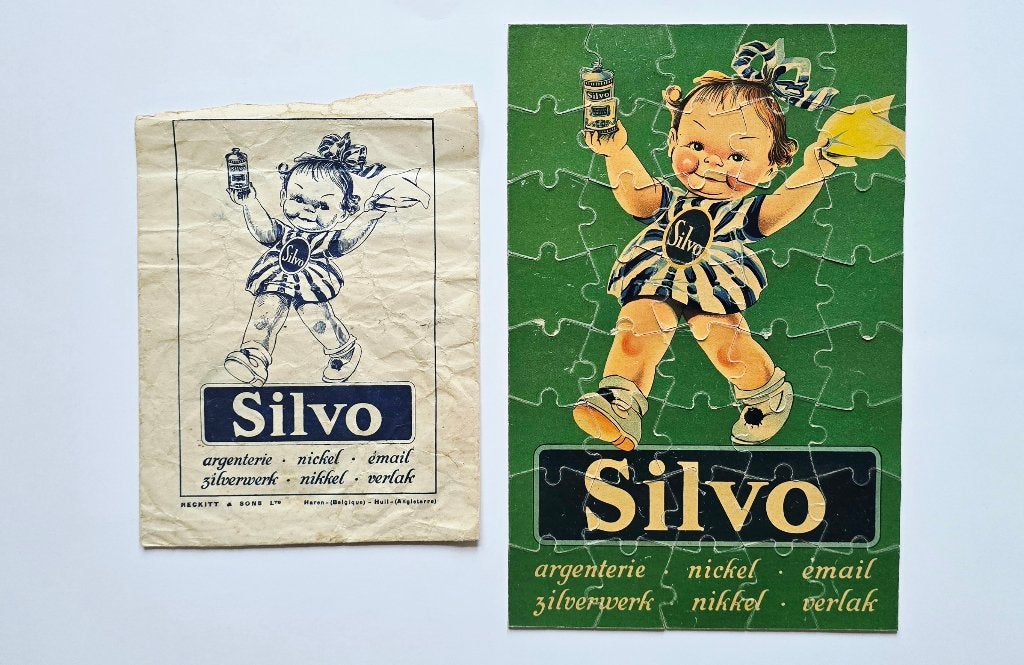 SILVO – Puzzle Publicitaire – Advertising Jig-Saw - n5, Enlèvement ou Envoi, Utilisé, Panneau publicitaire