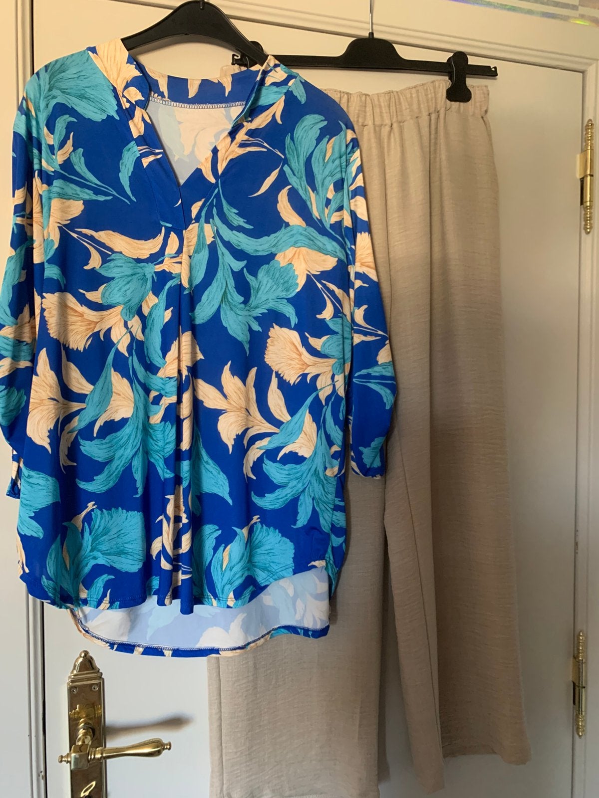 Blouse et pantalon, Vêtements | Femmes, Enlèvement ou Envoi, Comme neuf, Beige