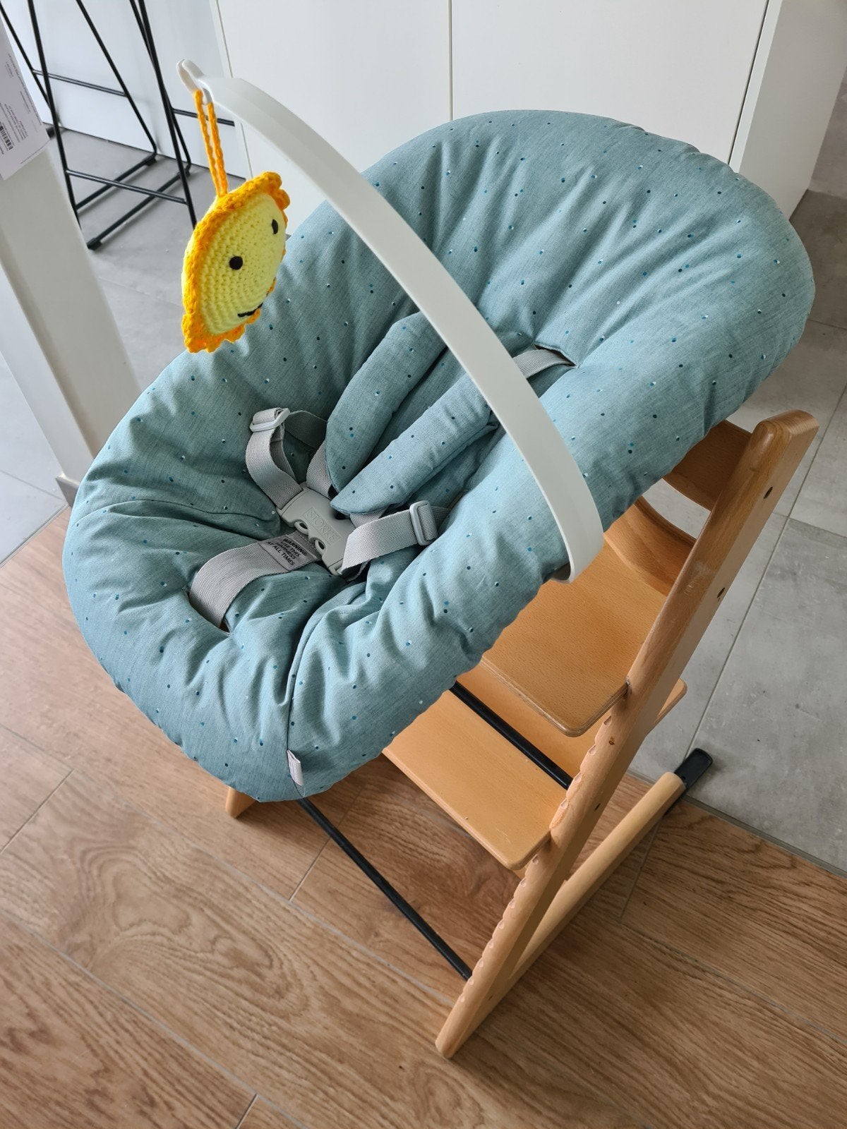 Stokke Tripp Trapp Newborn Set V2, Kinderen en Baby's, Wipstoel, Met gordel(s) of riempje(s), Zo goed als nieuw, Ophalen